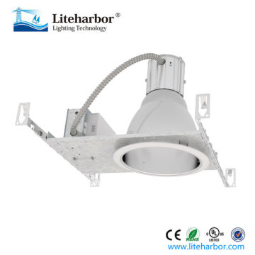 Aluminum cETLus With LED 24W 8 Inch Vertical Commercial Recessed Housing