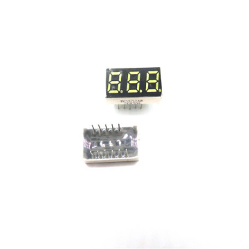 Common Anode 3 Digit Green 0.25 Inch 7 Segment Display
