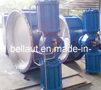 Pneumatic Butterfly Valve with Pneumatic Actuator for Water and Steam (D343H, D643H, D943H)