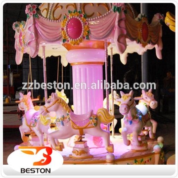 Mini Fairground Rides Small Carousel Portable Merry-Go-Round for Sale