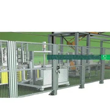  Cheap Movable Assembly Industrial Protective Fence Machine Guard Fencing 