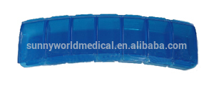 SW-PB28 7 room Porable plastic pill case 7 day pill box