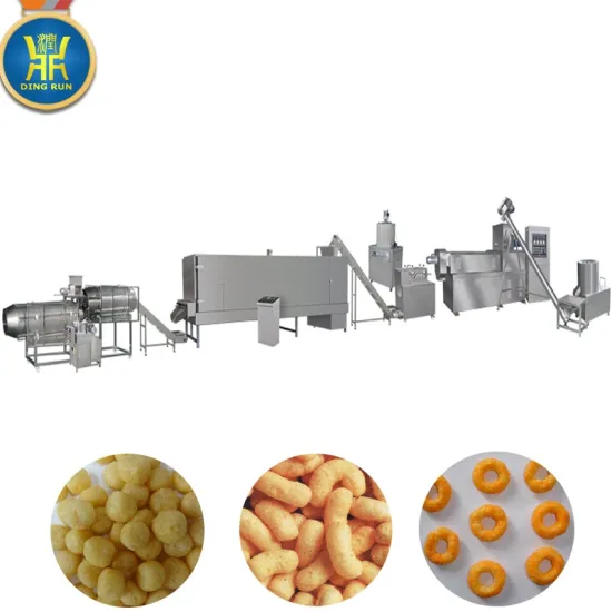 cheese puff snack food making plant