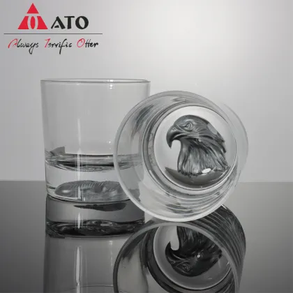 Round bottom whisky glass whisky water juice glass