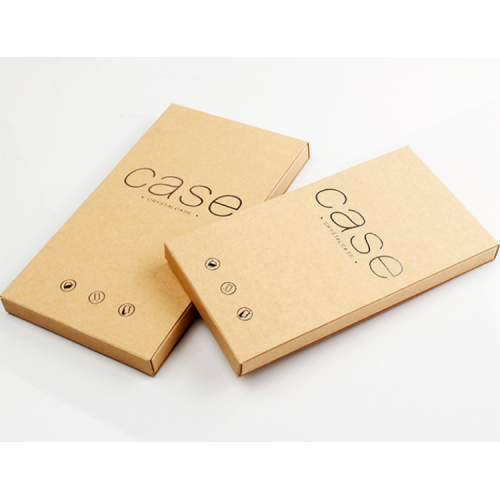 Brown Kraft Paper Phone Case Packaging Sliding Box