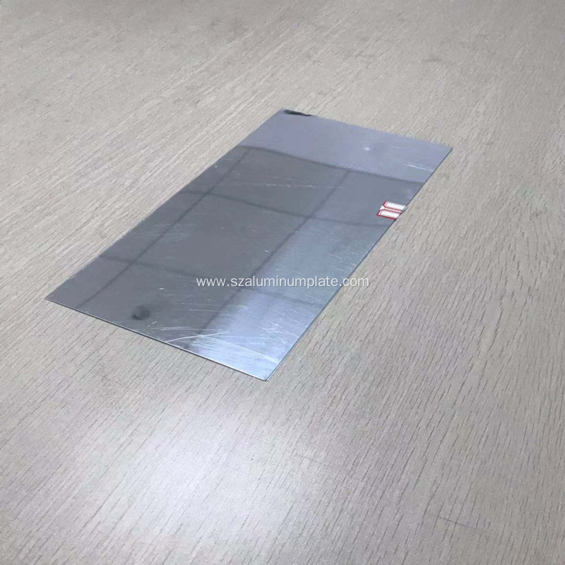 Plain aluminum mirror sheet plate