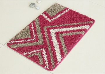 Comfortable PP Rugs, with Elbow Yarns, Diamond Pattern