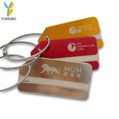 Aluminum Alloy Travel Luggage Tags Suitcase ID Labels