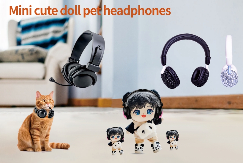 cute doll pet headphone options cute doll pet headphone options