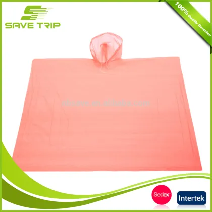 Different colors women men kids raincoat one time use emergency rain gear