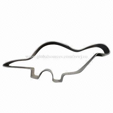 Dinosaur-shaped Stainless Steel Cookie Cutter