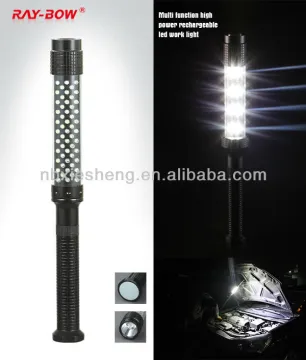 Rechargeable work light baton torch