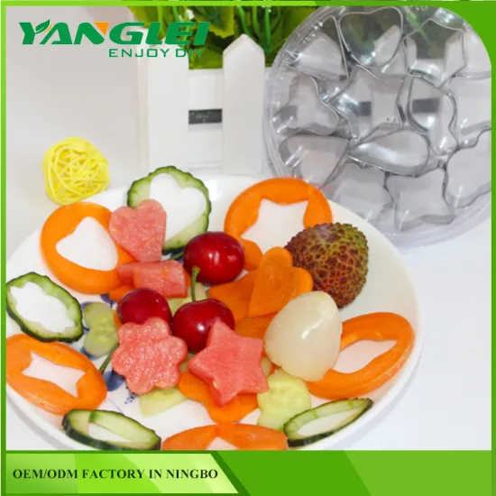 YL-244 12pcs Stainless steel vegetable cutter mold