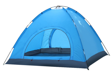 4 person pu coated waterproof taffeta tent Portable