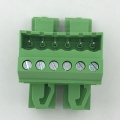 5.08 mm Pluggable Pluggable Din Block Morsettiera montata su guida