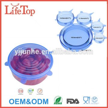 Factory Price Microwave and Freezer Safe Silicone Food Covers