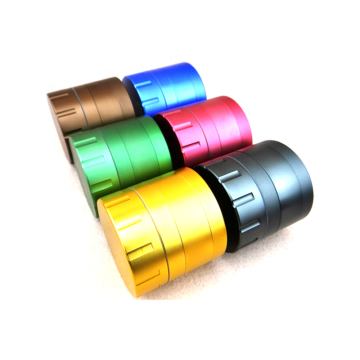 60mm 4 layers high quality cylindrical unique shaped Spice Crusher Herb Grinder