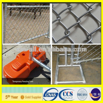 removable chain link wire mesh fence panels for playgroud