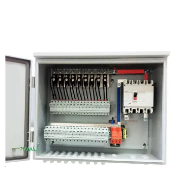 Customizable 4 in 1 Out IP65 PV System Combiner Box for DC Power Distribution
