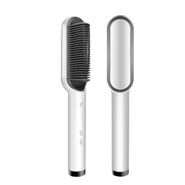 Hair Straightener Brush No Heat Electric Permanent