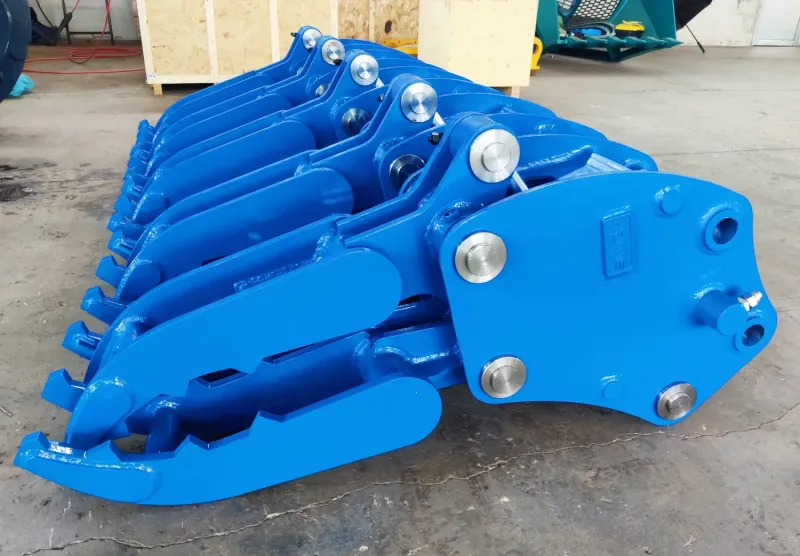 Multifunctional Industrial Hydraulic Steel Scrap Grapple for 5 Ton Excavator
