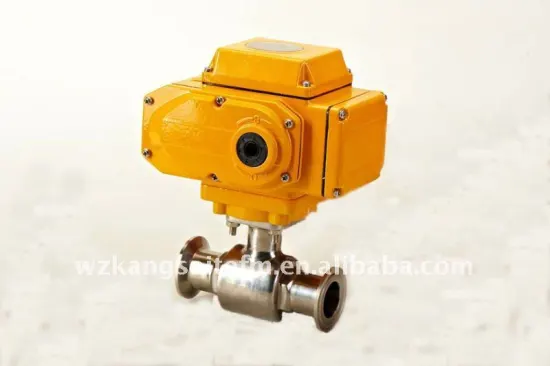elektrik ball valve, sanitary ball valve, electric 316 ball valve
