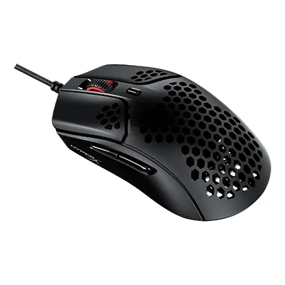 Ultra-Lightweight 59g Honeycomb Shell Hex Design RGB HyperX Pulsefire Haste Gaming Mouse" could be shortened to:

"Hex Design RGB HyperX Pulsefire Haste 59g Gaming Mouse
