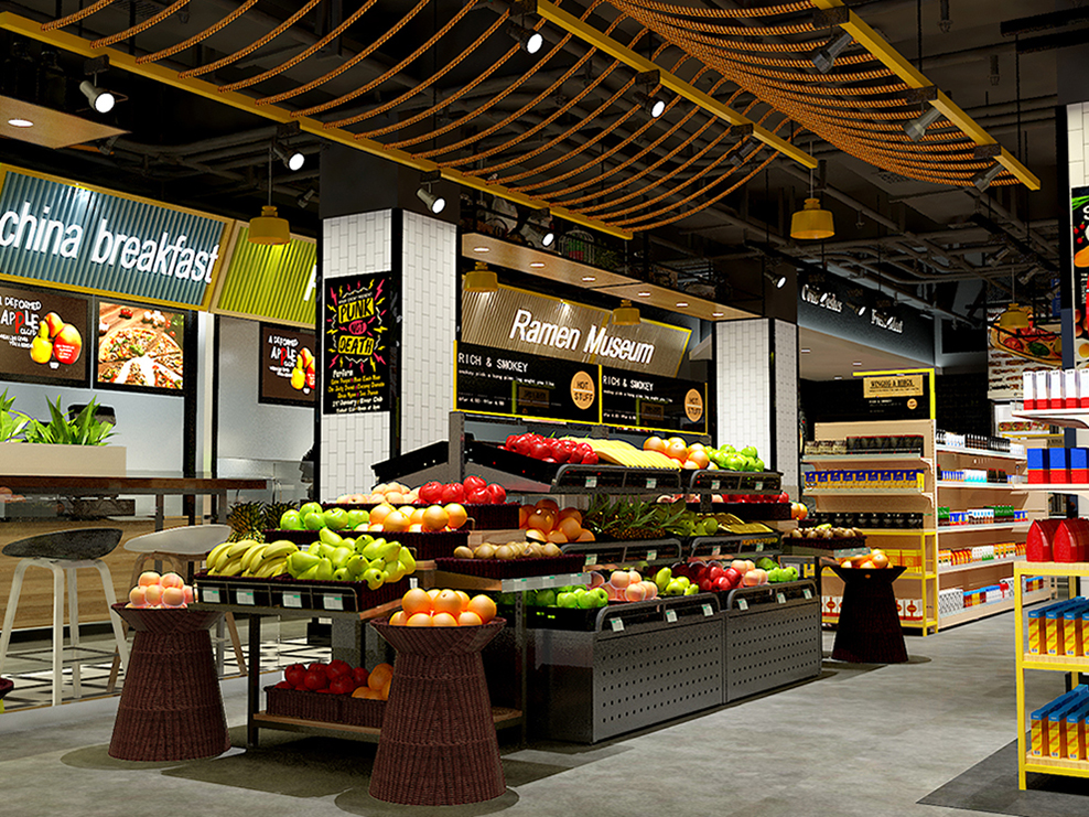 Fruit And Vegetable Display Rack