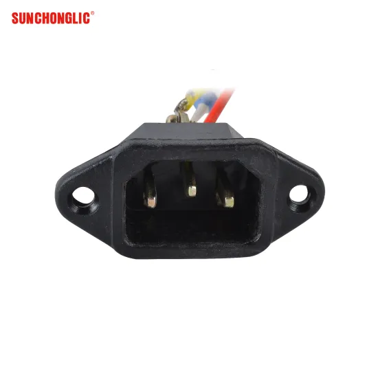 Black 3-Pin Socket for Rice Cooker - Sunchonglic Lug Iron Sheet Socket for Sale