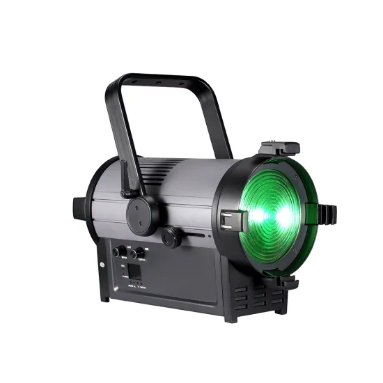 motorized zoom 350W RGBLA led fresnel theater spot light