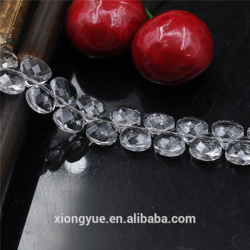 drop clear quartz crystal beads