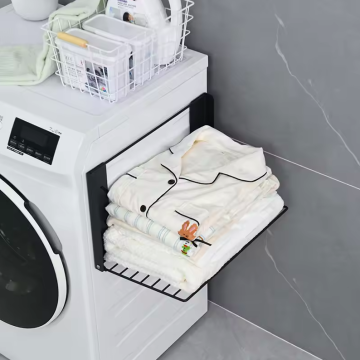 Magnetic Clothes Storage Rack - OEM Home Storage Magic Bathroom Laundry 43cm Long Metal Shelf