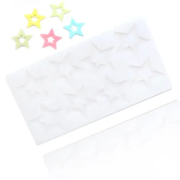 806 STOCK Silicone Mold: 8-Hole Five-Pointed Star Cake Decoration Mold for BPA-Free, Reusable Candy and Cake Making