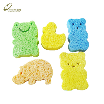 Animal Shape Cellulose Bath Sponge for Kids