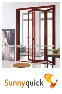 2014 fashionable aluminium folding door