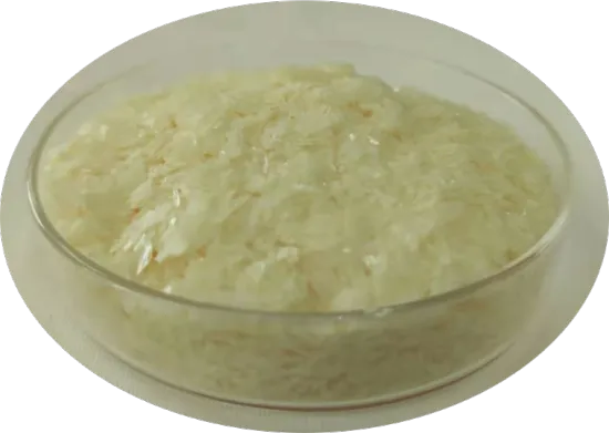 Cold water soluble softener flake