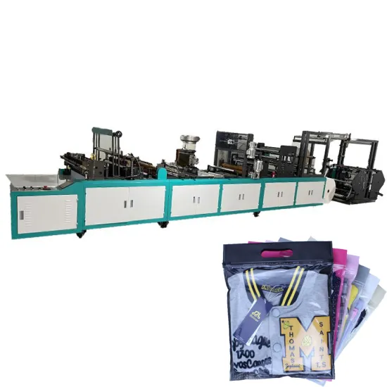 White Non-Woven Bag Making Machine for PP Bag Slider Zip Lock Zippers