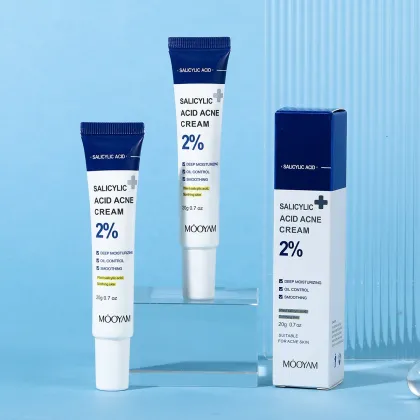 Salicylic Acid & Hyaluronic Acid Face Cream for Skin Repair and Acne Removal
