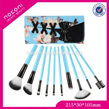 Free Sample Factory Price 10pcs Makeup Brush Sets, New Design Synthetic Hair Makeup Brush Sets for Girls