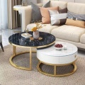 Round 2 in 1 light luxury living room coffee coffee table with drawer table