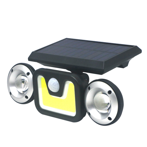 Solar Motion Sensor Outdoor Light LED 3 Heads