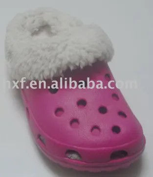 fur clogs