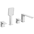 Multifunctional standard bathtub faucet kit