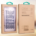 Phone Case Packaging Kraft Box with Clear Window