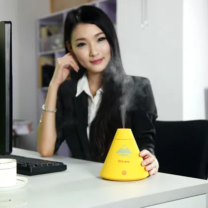 Volcano humidifier / innovative USB desktop mini air personal humidifier