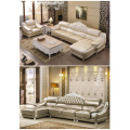 Luxury Sectional Leather Sofa Set For Hotel