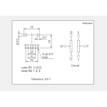 RK12L Series Rotating potentiometer