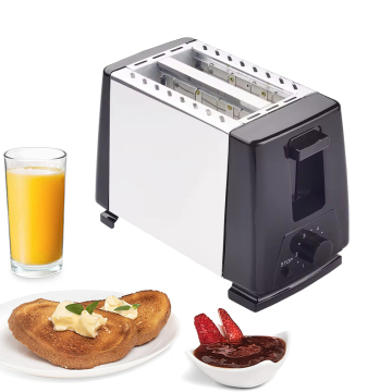 Smart Electric Mini broodroosteroven met verwijderbare kruimelvak, pop -upfunctie, roestvrijstalen ontwerp - perfect voor 2 plakjes roosteren in de huishoudelijke keuken