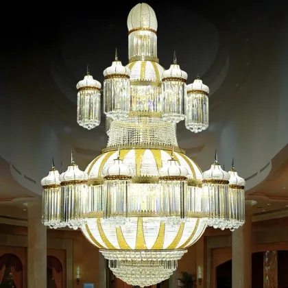 Empire Banquet Hall Crystal Chandelier Lighting