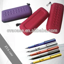 Customized waterproof Hard protective EVA stationery box pencil case with zipper by PU leather or fabric for kids of pencil box